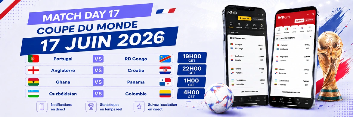Coupe Du Monde 17 Juin 2026.