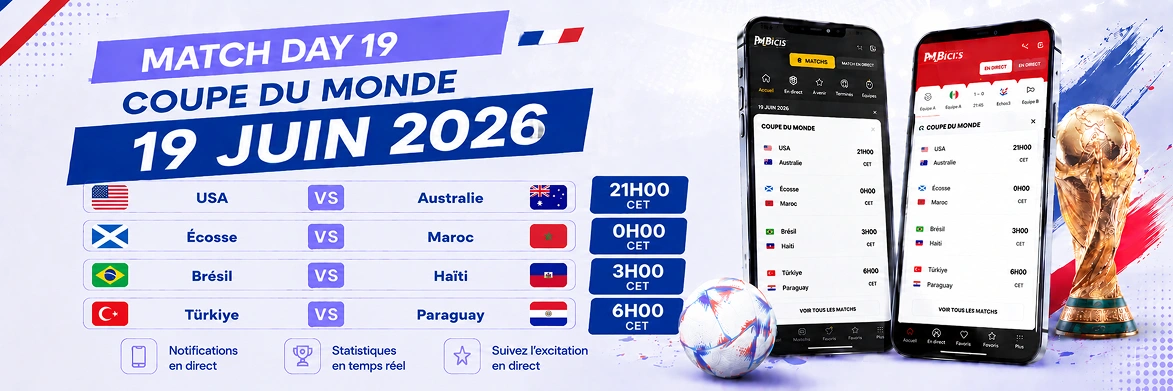 Coupe Du Monde 19 Juin 2026.